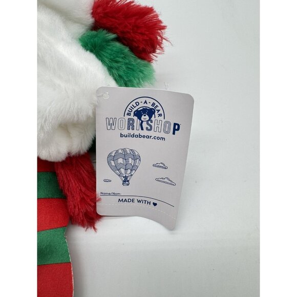 Build A Bear Festive Fun Christmas Axolotl & Carier Bag UNSTUFFED NWT New - Picture 4 of 6